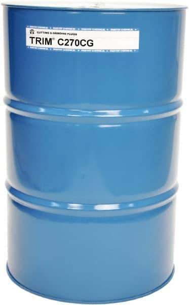 Master Fluid Solutions - Trim C270CG, 54 Gal Drum Cutting & Grinding Fluid - Synthetic, For Cutting, Grinding - Apex Tool & Supply