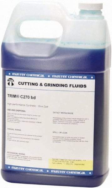 Master Fluid Solutions - 1 Gal Jug Cutting Fluid - Synthetic - Apex Tool & Supply