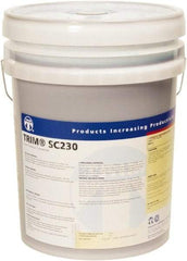 Master Fluid Solutions - Trim SC230, 5 Gal Pail Cutting & Grinding Fluid - Semisynthetic, For Cutting, Grinding - Apex Tool & Supply