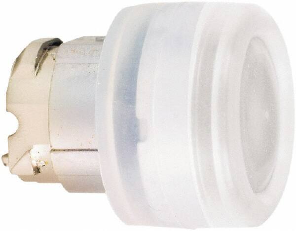 Schneider Electric - 22mm Mount Hole, Flush, Pushbutton Switch Only - Round, White Pushbutton, Nonilluminated, Momentary (MO) - Apex Tool & Supply