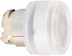Schneider Electric - 22mm Mount Hole, Flush, Pushbutton Switch Only - Round, White Pushbutton, Nonilluminated, Momentary (MO) - Apex Tool & Supply