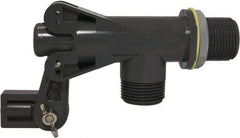 Control Devices - 1" Pipe, PVC, Angle Pattern-Double Seat, Mechanical Float Valve - 100 psi, MNPT End Connections - Apex Tool & Supply