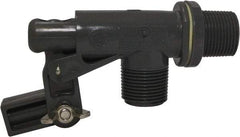 Control Devices - 3/4" Pipe, PVC, Angle Pattern-Single Seat, Mechanical Float Valve - 100 psi, MNPT End Connections - Apex Tool & Supply