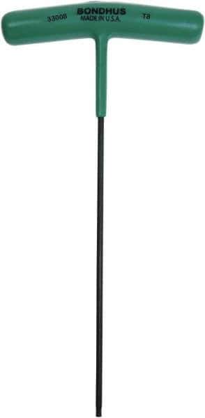 Bondhus - T8 Torx Key - T-Handle Cushion Grip - Apex Tool & Supply