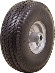 Marathon Industries - 3-19/64" Wide x 10-1/2" High x 4" Deep Flat Free Hand Truck Tire - 300 Lb Load Capacity - Apex Tool & Supply