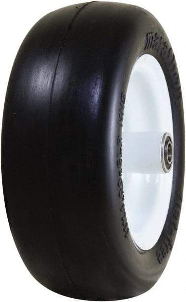 Marathon Industries - 4" Wide x 11" High x 5" Deep Flat Free Hand Truck Tire - 400 Lb Load Capacity - Apex Tool & Supply