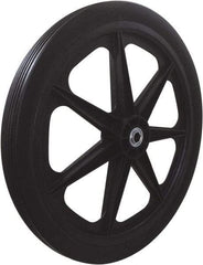 Marathon Industries - 1-27/32" Wide x 20" High x 2" Deep Flat Free Hand Truck Tire - 250 Lb Load Capacity - Apex Tool & Supply