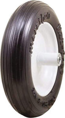 Marathon Industries - 3-13/64" Wide x 13" High x 6" Deep Flat Free Hand Truck Tire - 300 Lb Load Capacity - Apex Tool & Supply