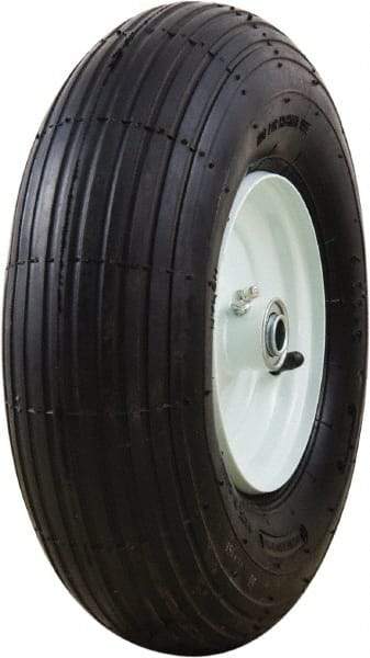 Marathon Industries - 3-45/64" Wide x 13" High x 4" Deep Pneumatic Hand Truck Tire - 300 Lb Load Capacity - Apex Tool & Supply