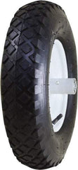 Marathon Industries - 3-25/64" Wide x 15-1/2" High x 6" Deep Pneumatic Hand Truck Tire - 400 Lb Load Capacity - Apex Tool & Supply