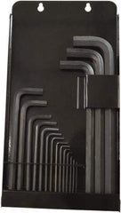 Bondhus - 17 Piece L-Key Hex Key Set - Hex Range 0.035 to 5/8", Protanium High Torque Steel - Apex Tool & Supply