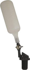 Control Devices - 3/8" Pipe, PVC, Angle Pattern-Single Seat, Mechanical Float Valve - 100 psi, MNPT End Connections - Apex Tool & Supply