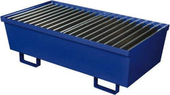 Eagle - 74 Gal Sump, 2,000 Lb Capacity, 2 Drum, Steel Spill Deck or Pallet - 27" Long x 51-1/4" Wide x 13" High, 2x2 Drum Configuration - Apex Tool & Supply