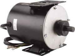 Maxess Climate Control Technologies - 1 hp, Enclosed, Auto Thermal Protection, 1,200 RPM, 120 Volt, 60 Hz, Electric Motor - Size 164 Frame, Horizontal or Vertical Mount, 2 Speed, Ball Bearings - Apex Tool & Supply