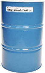 Master Fluid Solutions - Trim MicroSol 606 bd, 54 Gal Drum Cutting & Grinding Fluid - Semisynthetic - Apex Tool & Supply