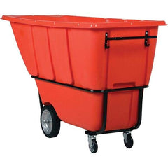 Vestil - 2,100 Lb Load Capacity, Polyethylene Tilt Truck - 32" Wide x 73" Long x 43" High - Apex Tool & Supply