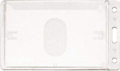 ADVANTUS - Cord Mounted Badge Holder - Clear - Apex Tool & Supply