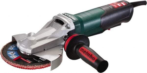 Metabo - 6" Wheel Diam, 9,600 RPM, Corded Angle & Disc Grinder - 5/8-11 Spindle, 13.5 Amps - Apex Tool & Supply