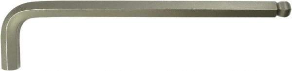 Paramount - 1/2" Hex, Long Arm, Ball End Hex Key - 8-19/64" OAL, Protanium High Torque Steel, Inch System of Measurement - Apex Tool & Supply