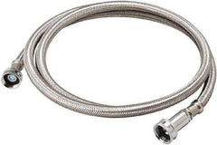 B&K Mueller - 3/4" Hose Inlet, 3/4" Hose Thread Outlet, Stainless Steel Washing Machine Connector - Use with Washer Machines - Apex Tool & Supply