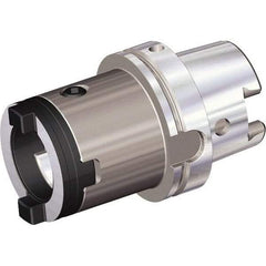 Kennametal - HSK100A System Size, HSK100A Taper, Modular Tool Holding System Adapter - 99mm Projection, 70mm Body Diam, 148.9mm OAL - Exact Industrial Supply