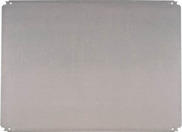 Schneider Electric - Electrical Enclosure Steel Mounting Plate - For Use with 800 (H) x 600 (W) Floor Standing Enclosure, RoHS Compliant, Includes Mounting Hardware & Mounting Plate - Apex Tool & Supply