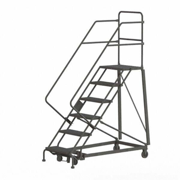 TRI-ARC - Rolling & Wall Mounted Ladders & Platforms Type: Stairway Slope Ladder Style: Rolling Safety Ladder - Apex Tool & Supply