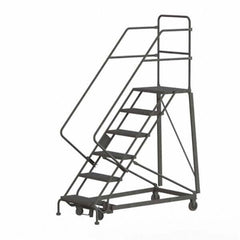 TRI-ARC - Rolling & Wall Mounted Ladders & Platforms Type: Stairway Slope Ladder Style: Rolling Safety Ladder - Apex Tool & Supply