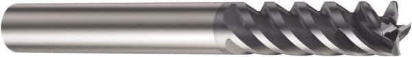 Sandvik Coromant - 4.76mm, 3/8" LOC, 1/4" Shank Diam, 3" OAL, 3 Flute, Solid Carbide Square End Mill - Single End, TiAlN Finish, Helical Flute, 50° Helix, Centercutting, Right Hand Cut, Right Hand Flute, Series CoroMill Plura - Apex Tool & Supply