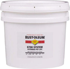Rust-Oleum - 1 Gal Pail Clear Epoxy Floor Coating - 100 Sq Ft/Gal Coverage, <100 g/L g/L VOC Content, Low Odor & Low VOC - Apex Tool & Supply