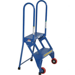 Vestil - 42-5/16" High 350 Lb Capacity 2 Step Foldup - Apex Tool & Supply