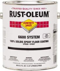 Rust-Oleum - 1 Gal Can Silver Gray 100% Solids Epoxy - 100 Sq Ft/Gal Coverage, <50 g/L VOC Content, Abrasion & Impact Resistance, Easy to Maintain, Durable, Withstands Intermittent Chemical Spills & Low-Viscosity Formula - Apex Tool & Supply
