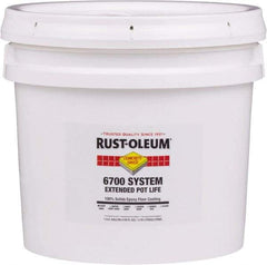Rust-Oleum - 2 Gal Pail Light Gray Epoxy Floor Coating - 100 Sq Ft/Gal Coverage, <100 g/L g/L VOC Content, Low Odor & Low VOC - Apex Tool & Supply