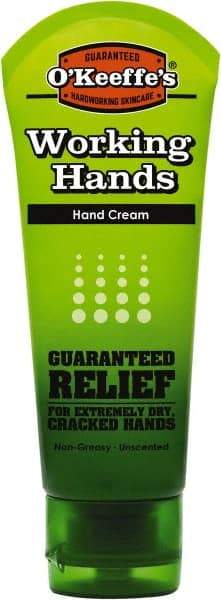 O'Keeffe's - 3 oz Moisturizing Hand Cream - Comes in Tube, Fragrance Free - Apex Tool & Supply