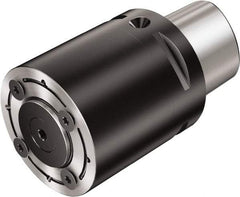 Sandvik Coromant - C6;X40;X40 System Size, Modular Tool Holding System Adapter - 90mm Projection, 80mm Body Diam, 5.1339" OAL - Exact Industrial Supply