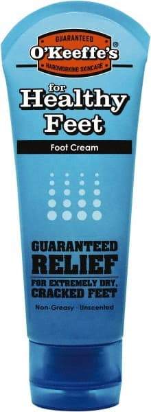 O'Keeffe's - 3 oz Moisturizing Foot Cream - Comes in Tube, Fragrance Free - Apex Tool & Supply