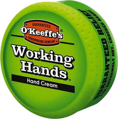 O'Keeffe's - 3.4 oz Moisturizing Hand Cream - Comes in Jar, Fragrance Free - Apex Tool & Supply