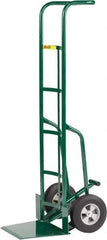 Little Giant - 800 Lb Capacity 60" OAH Hand Truck - Continuous Handle, Steel, Solid Rubber Wheels - Apex Tool & Supply