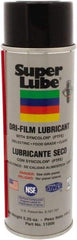 Synco Chemical - 5.25 oz Aerosol Can Dry Film Lubricant - White, -40°F to 500°F, Food Grade - Apex Tool & Supply