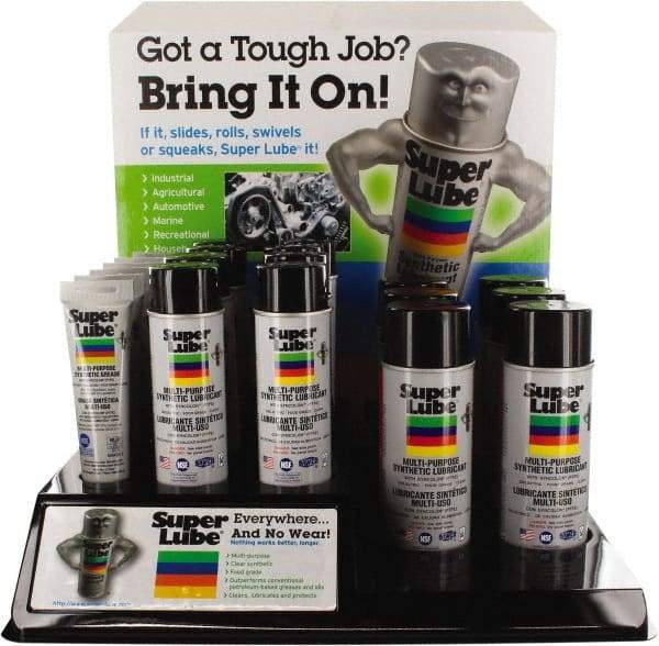 Synco Chemical - 3 oz, 6 oz & 11 oz Display Synthetic Lubricant - Translucent, -45°F to 450°F, Food Grade - Apex Tool & Supply
