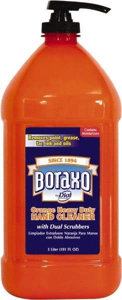 Boraxo - 3 L Pump Bottle Liquid Soap - Orange (Color), Orange Scent - Apex Tool & Supply