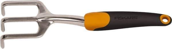 Fiskars - Handheld Cultivator - 6" Plastic Overmold Handle, Cast Aluminum Blade, 12" OAL - Apex Tool & Supply