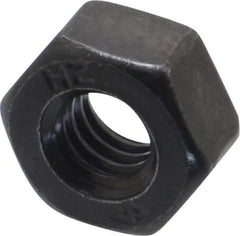 Value Collection - 5/16-18 UNC Steel Right Hand Heavy Hex Nut - 9/16" Across Flats, 19/64" High, Uncoated, 2B Class of Fit - Apex Tool & Supply