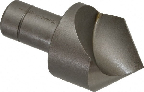 Keo - 1-1/2" Head Diam, 3/4" Shank Diam, 1 Flute 90° Cobalt Countersink - Apex Tool & Supply
