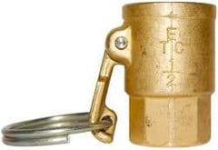 EVER-TITE Coupling Products - 1-1/2" Brass Cam & Groove Suction & Discharge Hose Female Coupler Female NPT Thread - Part D, 1-1/2" Thread, 350 Max psi - Apex Tool & Supply