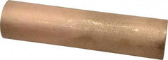 Made in USA - 1-1/2 Inch Outside Diameter x 6-1/2 Inch Long, Bronze Round Tube - 1 Inch Inside Diameter, Alloy SAE 841 Oil Impregnated Bronze, 2 Lb. Shipping Weight - Apex Tool & Supply