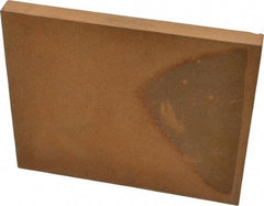 Made in USA - 1/2 Inch Thick x 5 Inch Wide x 6 Inch Long, Oil Impregnated Bronze Plate - Alloy SAE 841 - Apex Tool & Supply