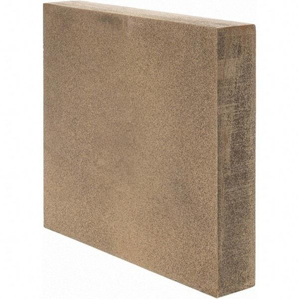 Made in USA - 1 Inch Thick x 5 Inch Wide x 6 Inch Long, Oil Impregnated Bronze Plate - Alloy SAE 841 - Apex Tool & Supply