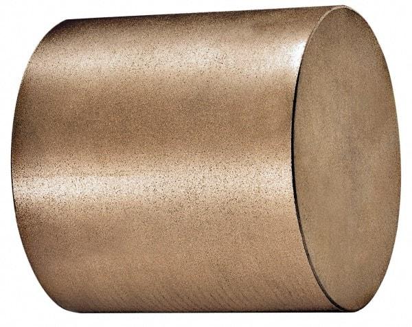 Made in USA - 1 Inch Diameter x 6-1/2 Inch Long, Oil Impregnated Bronze Round Rod - Alloy SAE 841 - Apex Tool & Supply
