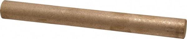 Made in USA - 5/8 Inch Diameter x 6-1/2 Inch Long, Oil Impregnated Bronze Round Rod - Alloy SAE 841 - Apex Tool & Supply
